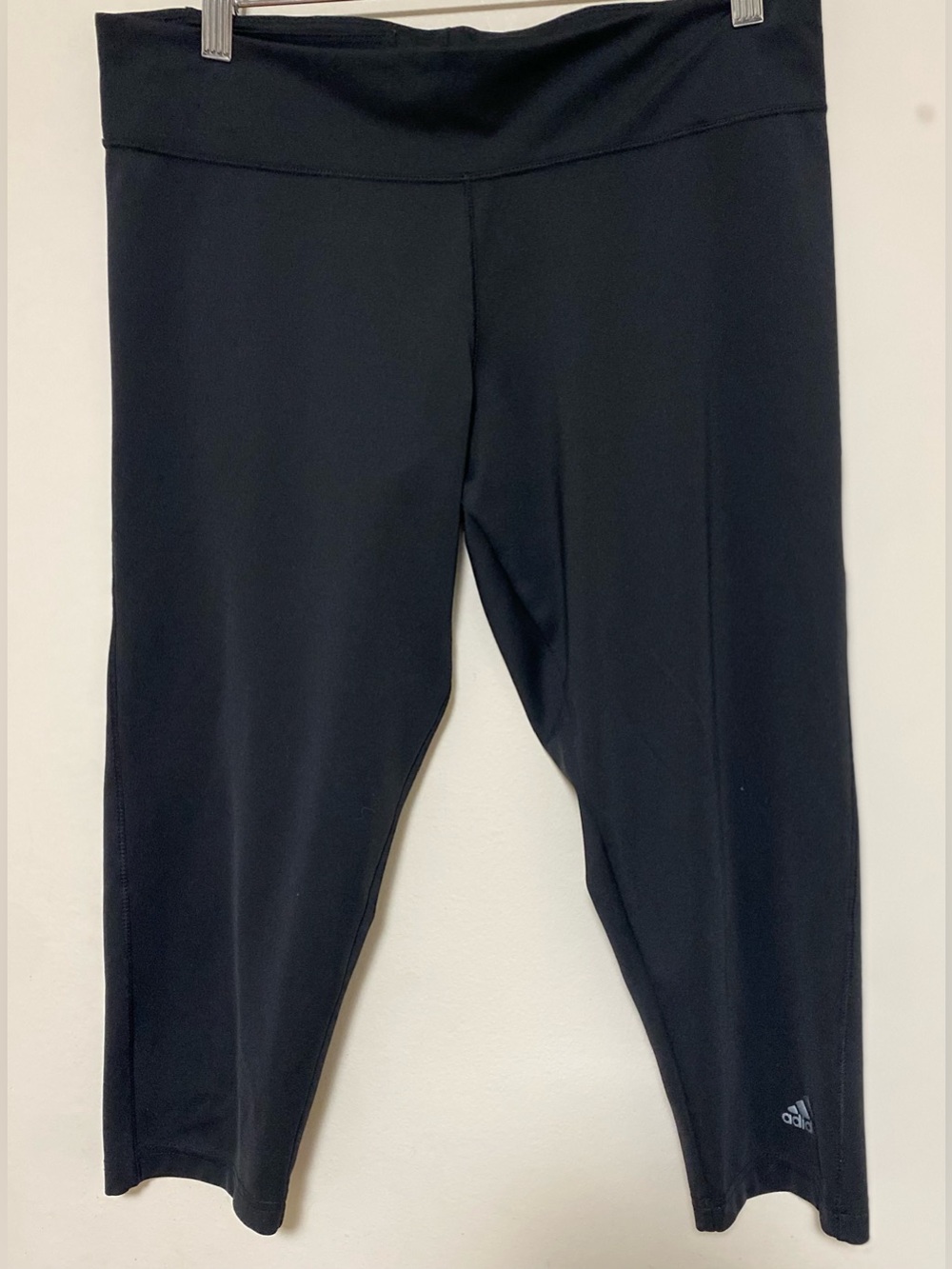 adidas Black women Crop Athletic Leggings